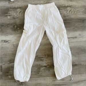 White Cargo Pants